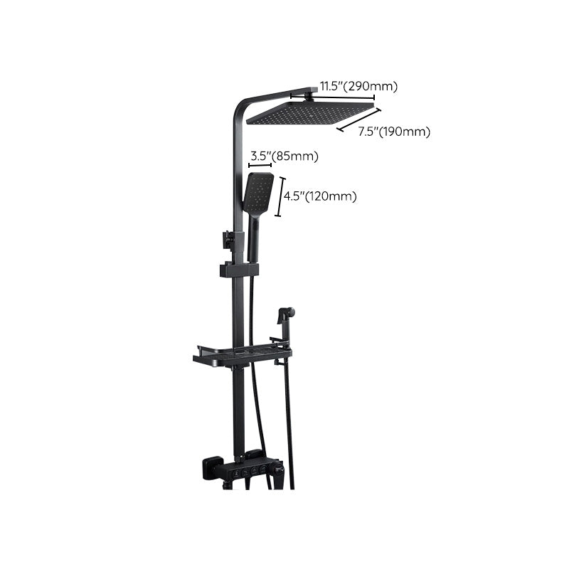 BowLift | Adjustable spray sample shower combination metal shower fitting arm showerhead with slip bar