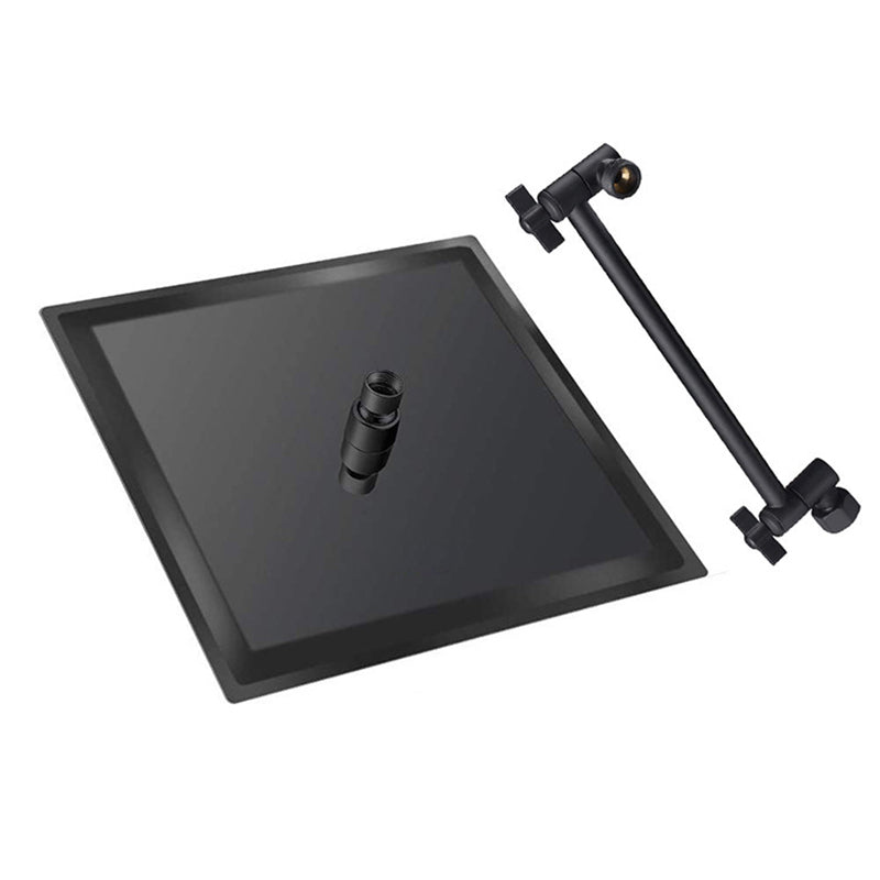 BowLift | Stainless Steel Fixed Shower Head Rainfall Wall Mounted Shower Head with Extension Arm