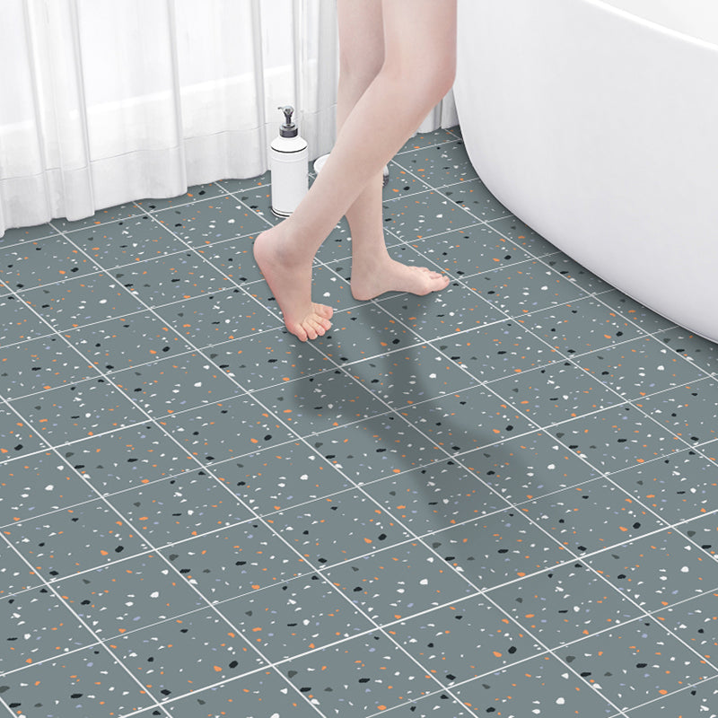 BowLift | Bathroom Square PVC Flooring 24" x 118" x 4mm Peel and Stick Vinyl Flooring