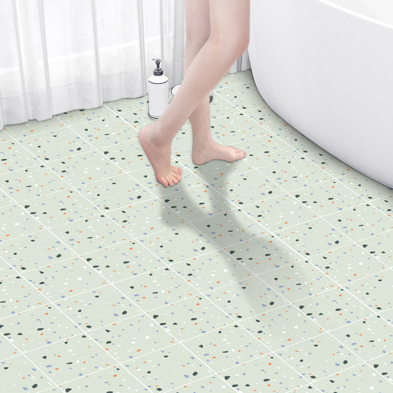 BowLift | Bathroom Square PVC Flooring 24" x 118" x 4mm Peel and Stick Vinyl Flooring