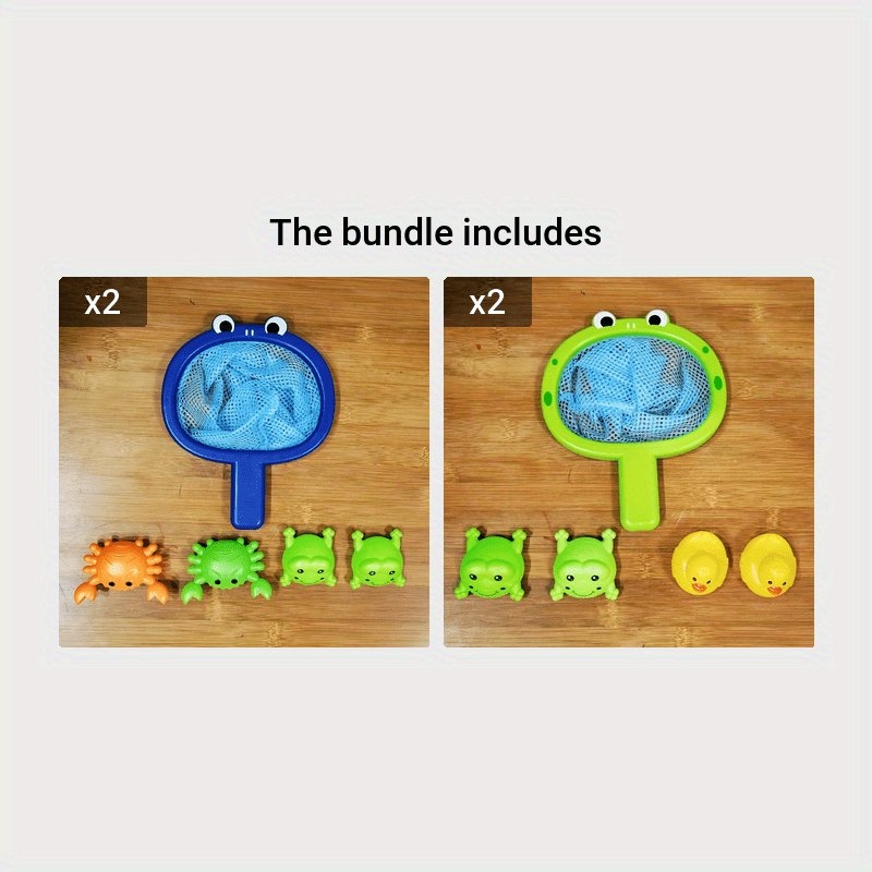 BowLift | Bath Toys Fishing Net Set for Toddlers