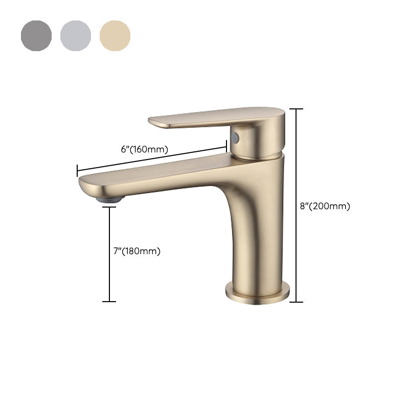 BowLift | Light Luxury Basin Faucet with Lever Handle Single Hole Bathroom Faucet