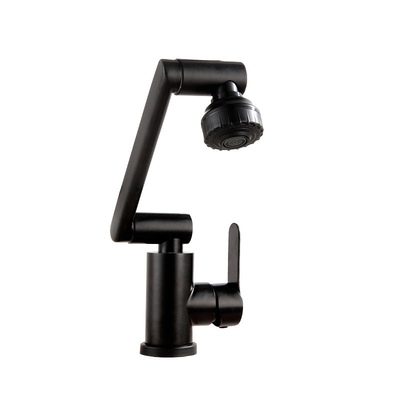 BowLift | Contemporary Centerset Faucet Lever Handles Low Arc Stainless Steel Faucet