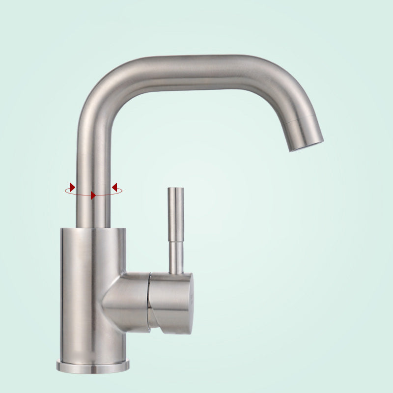 BowLift | Swivel Bathroom Faucet Contemporary Design Vessel Faucet with Stainless Steel