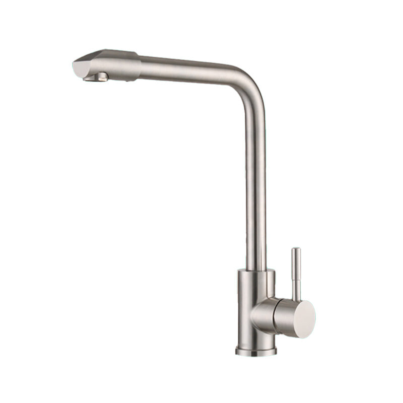 BowLift | Swivel Bathroom Faucet Contemporary Design Vessel Faucet with Stainless Steel