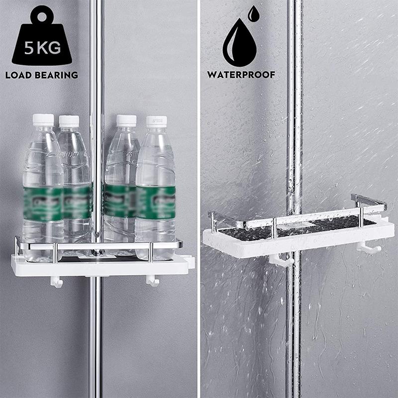 BowLift | Bathroom Pol-Shower Shelf Holder