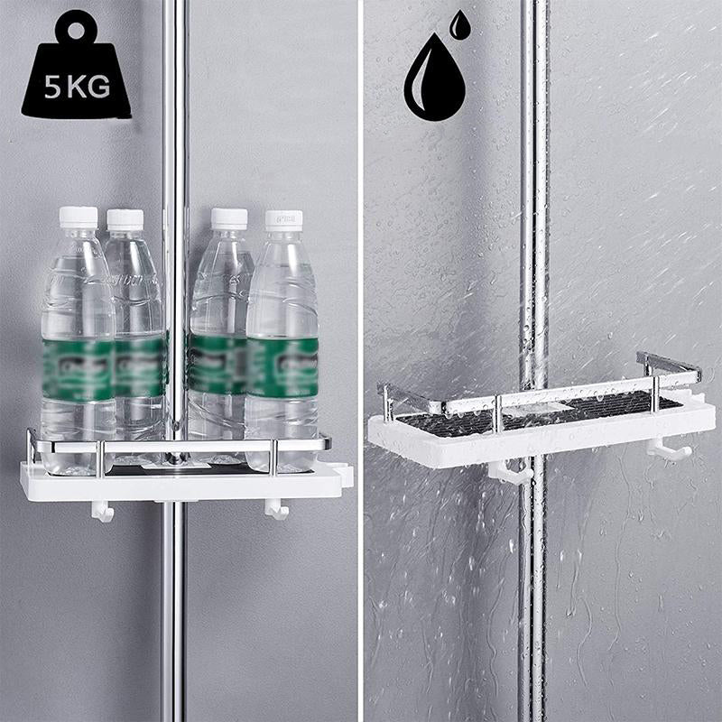 BowLift | Bathroom Rod Shower Shelf Holder