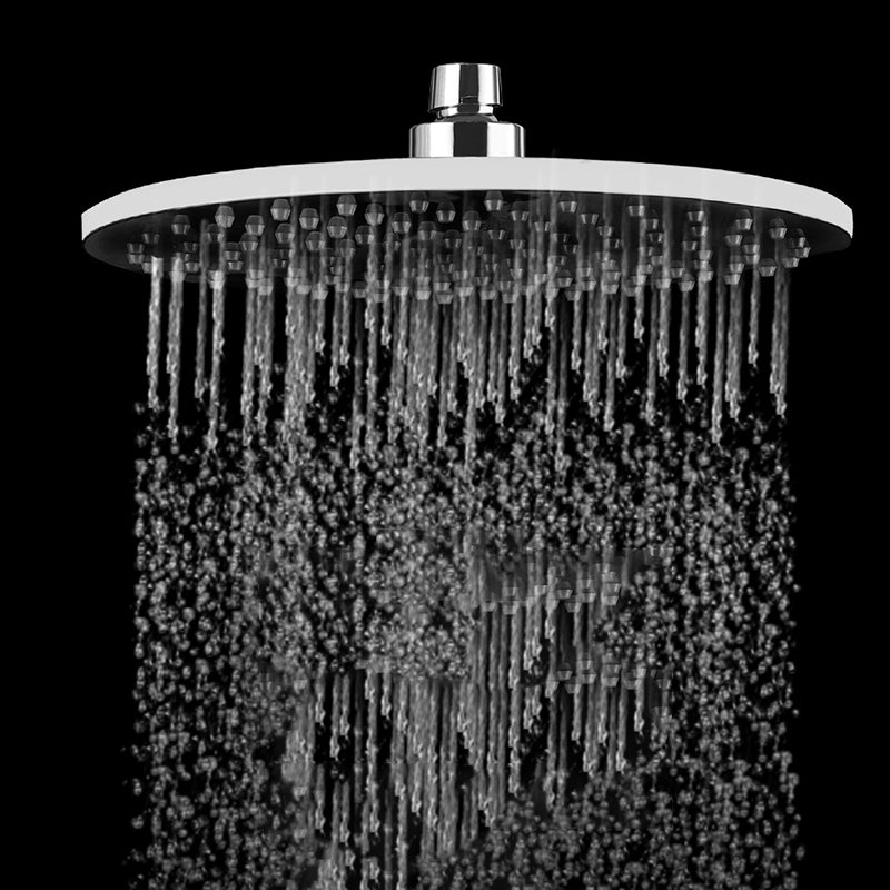 BowLift | Contemporary Rainfall Shower Head Combo Round Single Spray Shower Combo