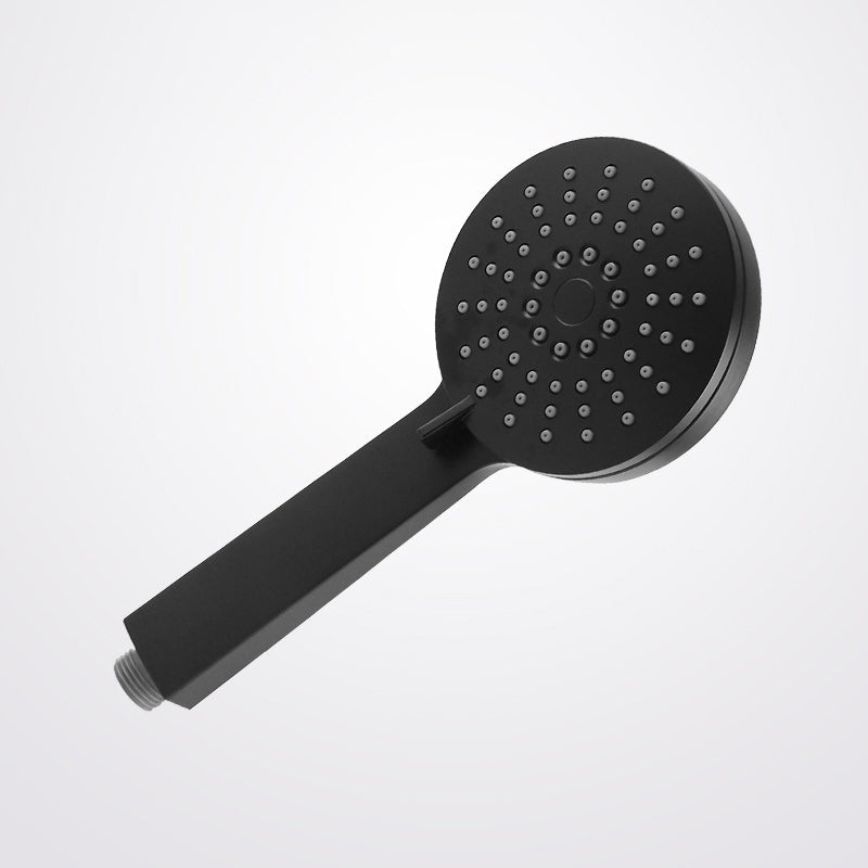 BowLift | Contemporary Black Round Showerhead Combo Rain Shower Hand Shower