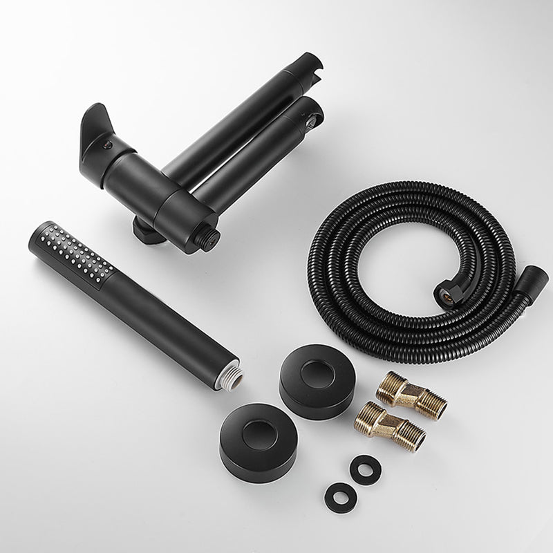 BowLift | Contemporary Wall Mounted Bathtub Filler Single Handle Metal Faucet