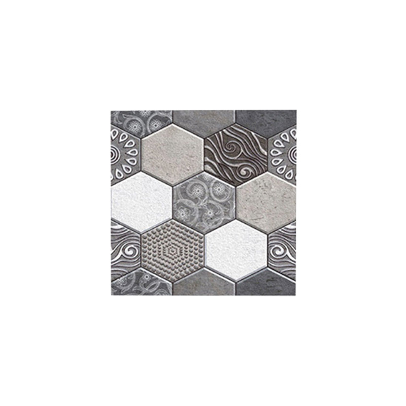 BowLift | Tile-Peel & Stick Hexagon Waterproof Plastic Tile-Peel & Stick for Shower 2-Pack