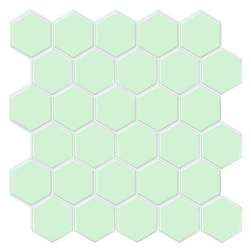 BowLift | Peel and Stick Wall Tile Waterproof Hexagonal PVC Peel and Stick Wall Tile