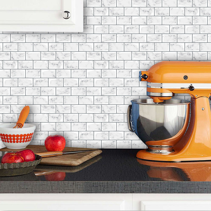 BowLift | Peel and Stick Tiles Rectangular Stain Resistant PVC Subway Peel and Stick Tiles for the Kitchen
