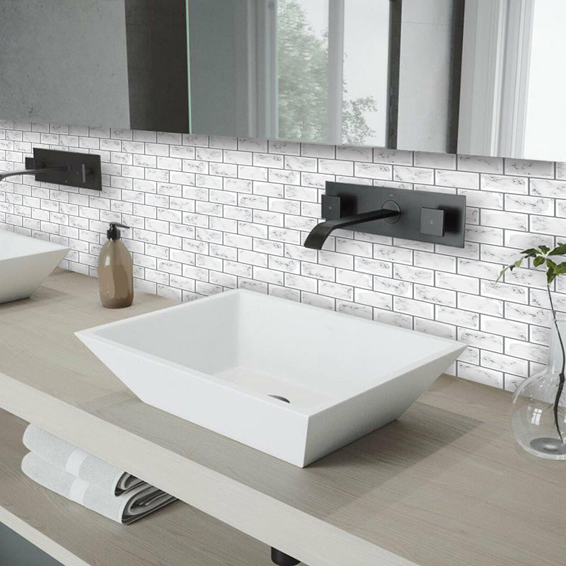 BowLift | Peel and Stick Tiles Rectangular Stain Resistant PVC Subway Peel and Stick Tiles for the Kitchen