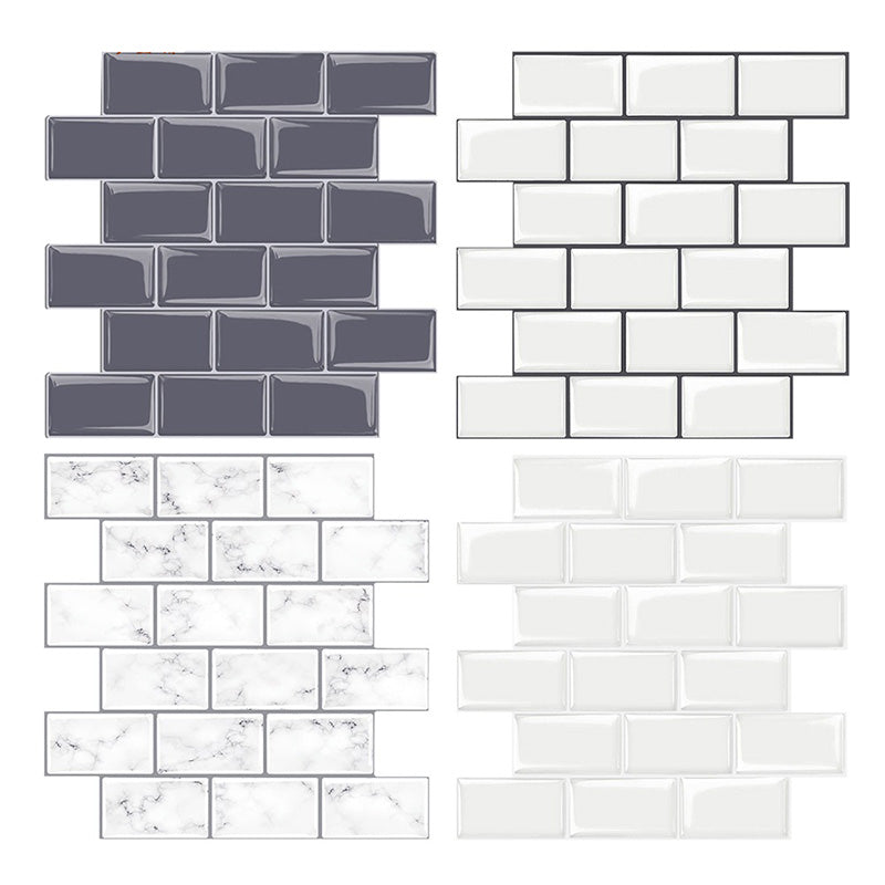 BowLift | Peel and Stick Tiles Rectangular Stain Resistant PVC Subway Peel and Stick Tiles for the Kitchen