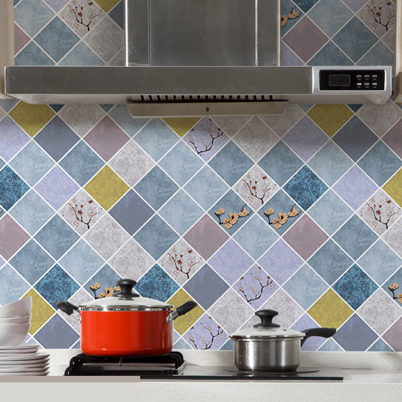 BowLift | Peel and Stick Wall Tile Plastic Square Mosaic Waterproof Peel and Stick Wall Tile