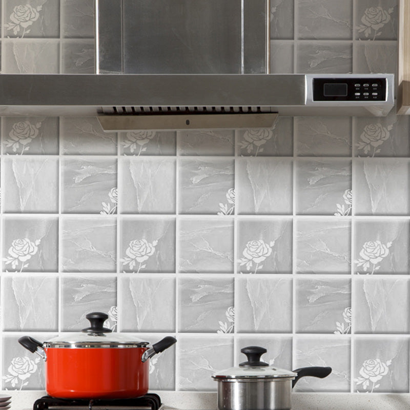 BowLift | Peel and Stick Wall Tile Plastic Square Mosaic Waterproof Peel and Stick Wall Tile