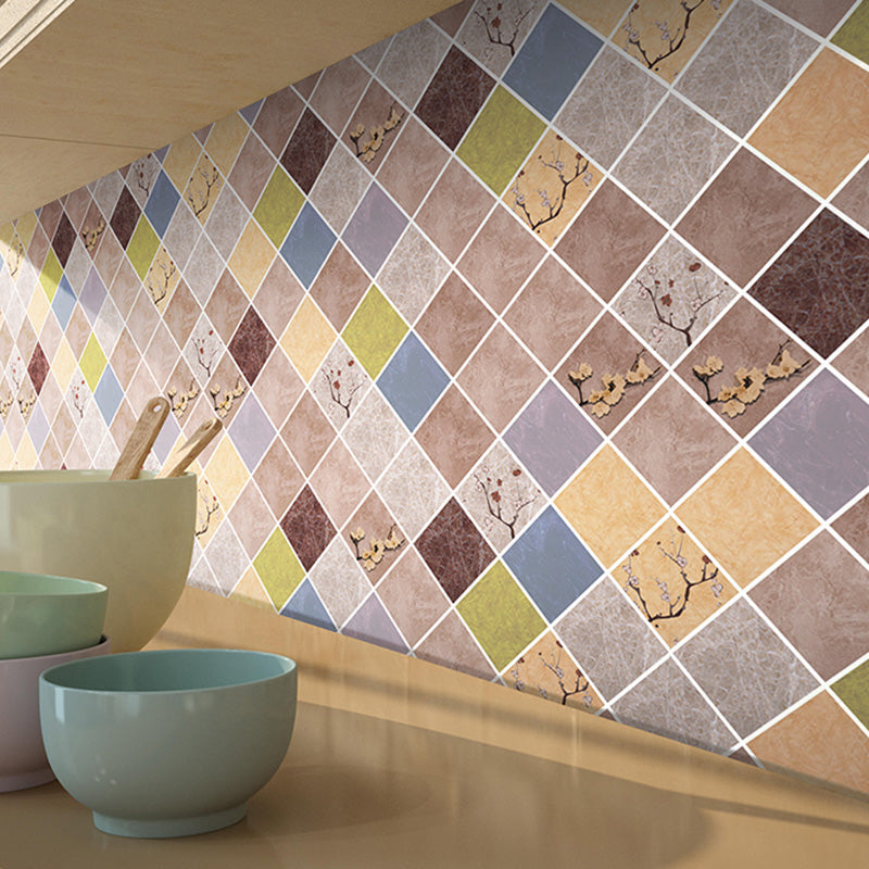 BowLift | Peel and Stick Wall Tile Plastic Square Mosaic Waterproof Peel and Stick Wall Tile