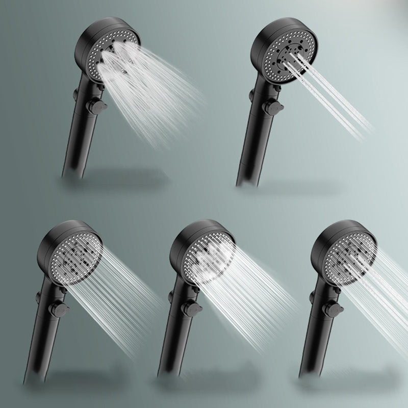 BowLift | Bathroom Showerhead 5-Spray Round Handheld Shower Holder Wall Mount Showerhead