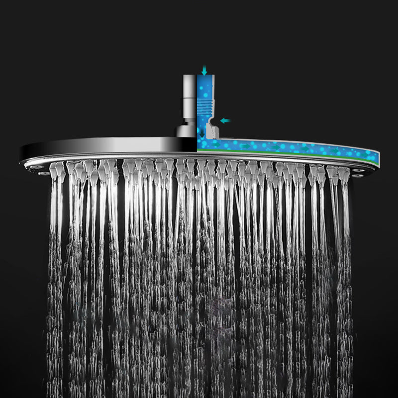 BowLift | Contemporary Style Shower Head Bathroom Fixed Shower Head with Round and Square Shape