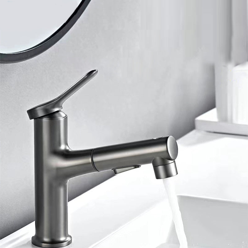 BowLift | Vessel Sink Faucet Contemporary Pull-out Tap with Swivel Spout