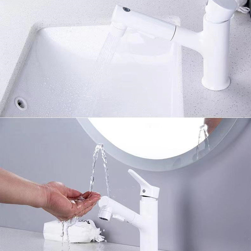 BowLift | Vessel Sink Faucet Contemporary Pull-out Tap with Swivel Spout