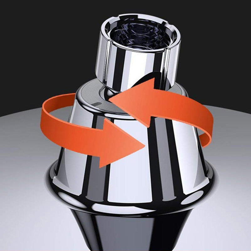 BowLift | Round Fest Showerhead Silver Single Jet Wall Mount Showerhead