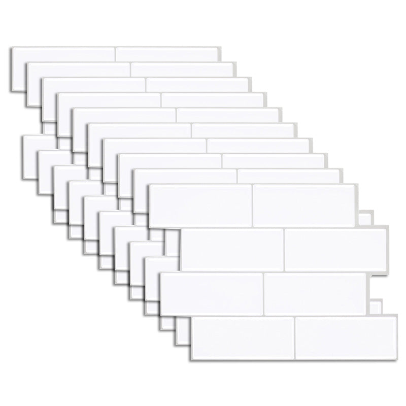 BowLift | Peel and Stick Tiles Rectangle PVC Waterproof Peel and Stick Tiles Subway 10-Pack