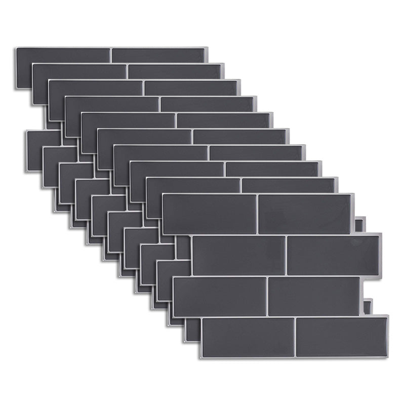 BowLift | Peel and Stick Tiles Rectangle PVC Waterproof Peel and Stick Tiles Subway 10-Pack