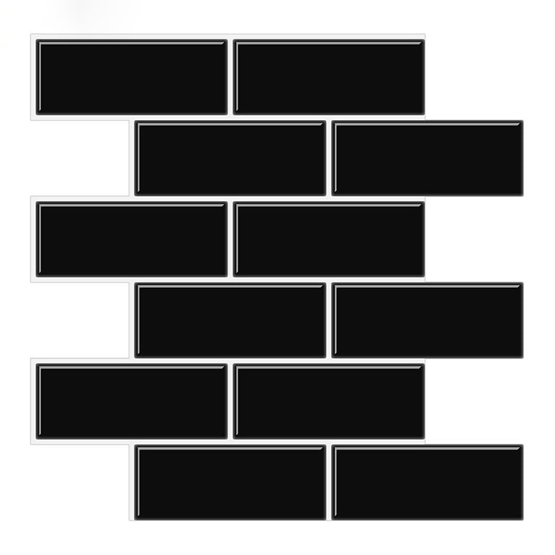 BowLift | Tile Peel & Stick Rectangle Waterproof Solid Plastic Peel & Stick Subway Tile for Shower