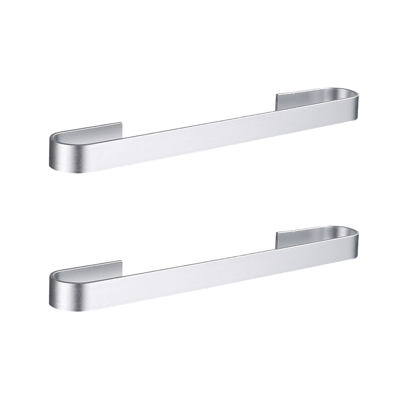 BowLift | Contemporary 2-piece bathroom accessory set aluminum stainless steel towel bar