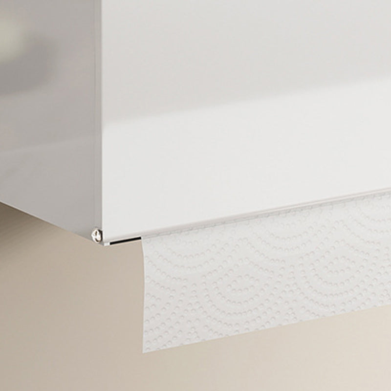 BowLift | White Bathroom Accessory Set Contemporary Aluminum Bathroom Accessory Kit with Towel Holder