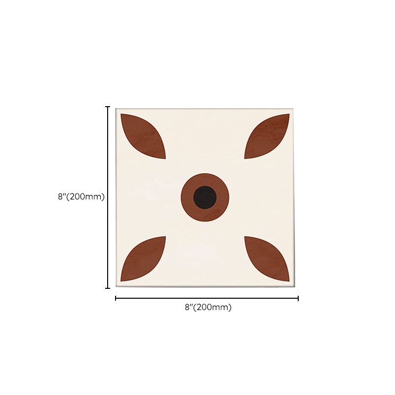 BowLift | Indoor Vinyl floor floral pattern peel and stick waterproof square vinyl floor