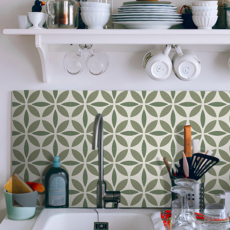 BowLift | Indoor Vinyl Tiles Floral Pattern Peel and Stick Waterproof Square Vinyl Tile