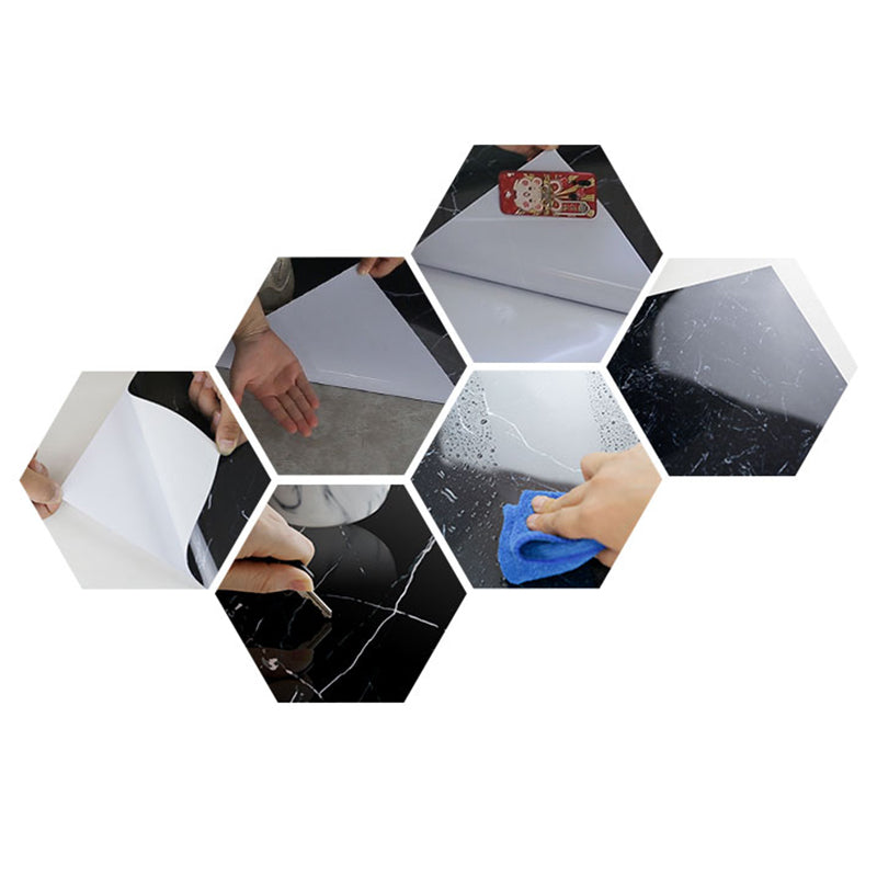BowLift | Peel and Stick Vinyl Flooring Marble Look Vinyl Flooring with Square Edge