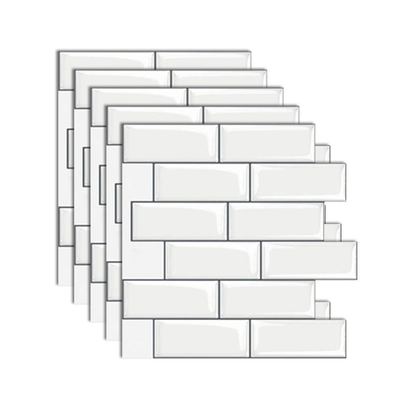 BowLift | Peel and Stick Subway Tiles Waterproof Plastic Tile Rectangular Peel & Stick Tile for the Kitchen