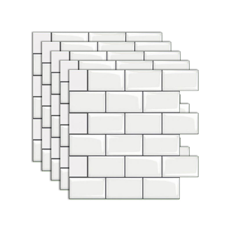 BowLift | Peel and Stick Subway Tiles Waterproof Plastic Tile Rectangular Peel & Stick Tile for the Kitchen