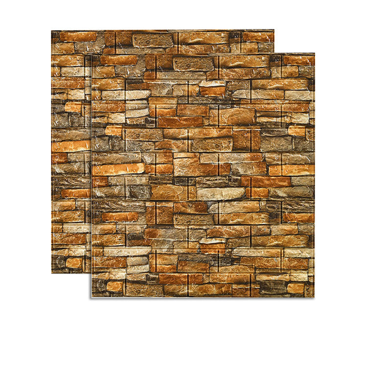 BowLift | Country House Wall Shelf 3D Brick Living Room Wall Panel Set of 2