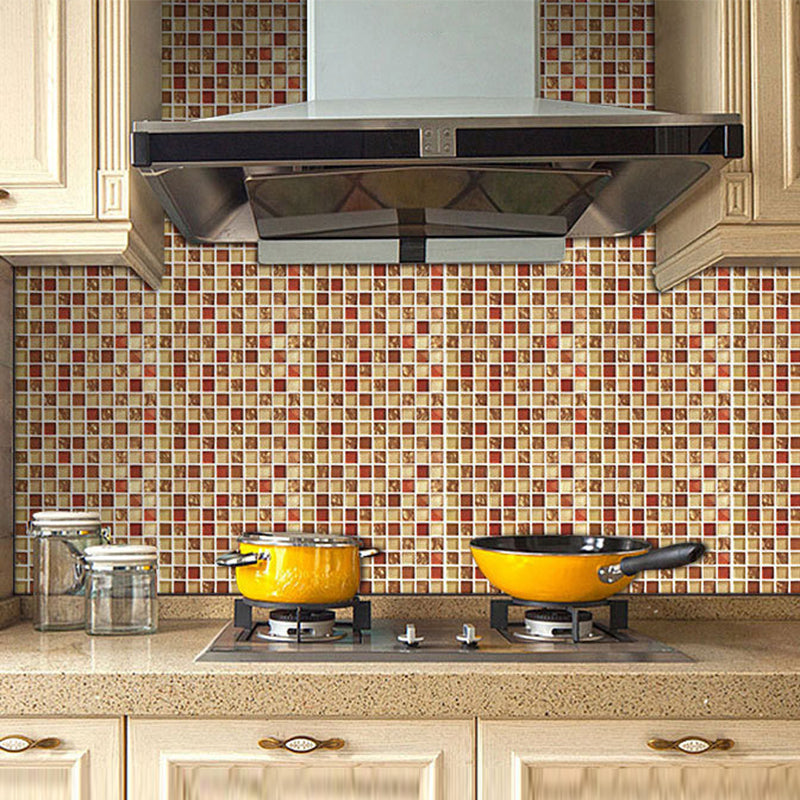 BowLift | Peel and Stick Mosaic Tile Waterproof Square Peel and Stick Tile for the Kitchen 20-Pack