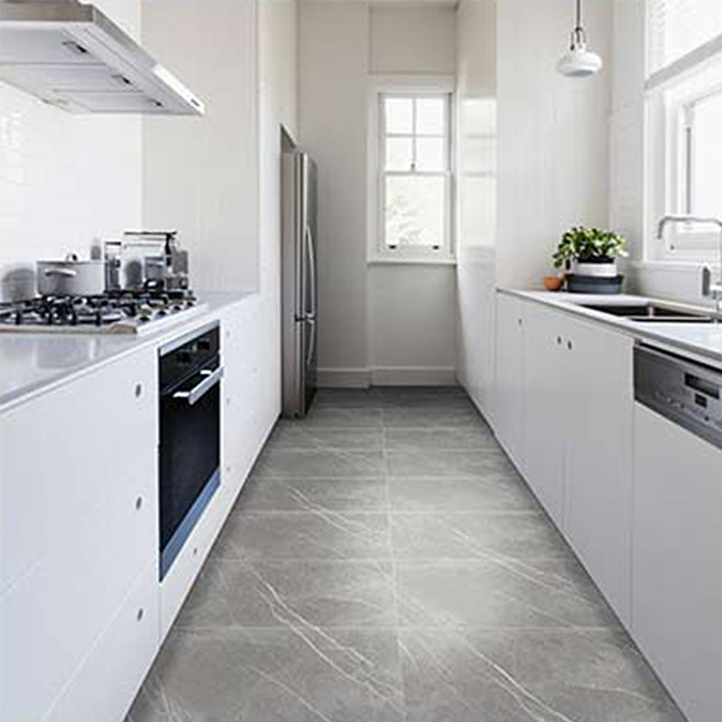 BowLift | Peel and Stick Vinyl Flooring High Gloss PVC Floor Covering with Square Edge