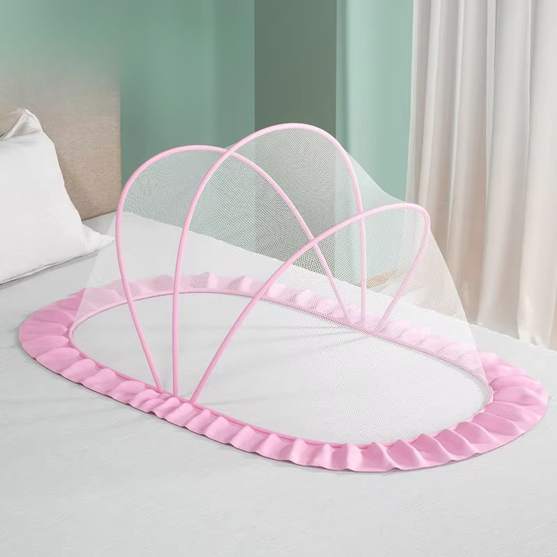 BowLift | Foldable Baby Crib with Mosquito Net and Soft Mattress Set