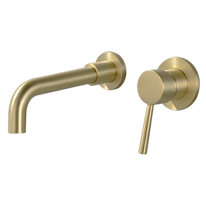 BowLift | Industrial Wall-Mounted Bathroom Faucet 2-Hole Swivel Spout Basin Faucet