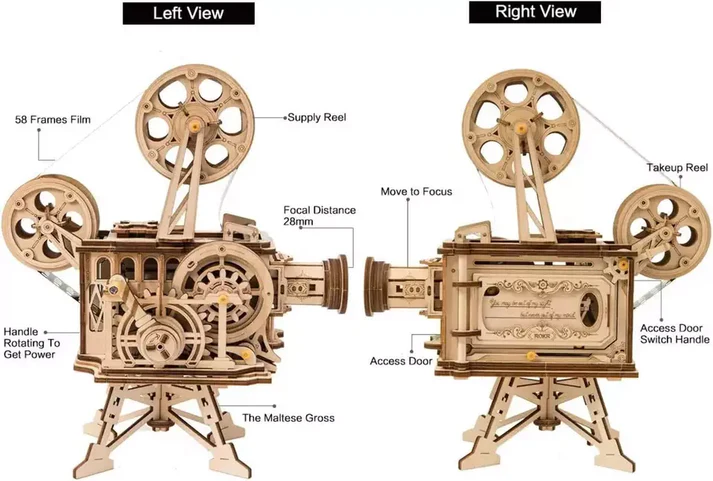 BowLift | Classic Film Projector Puzzle