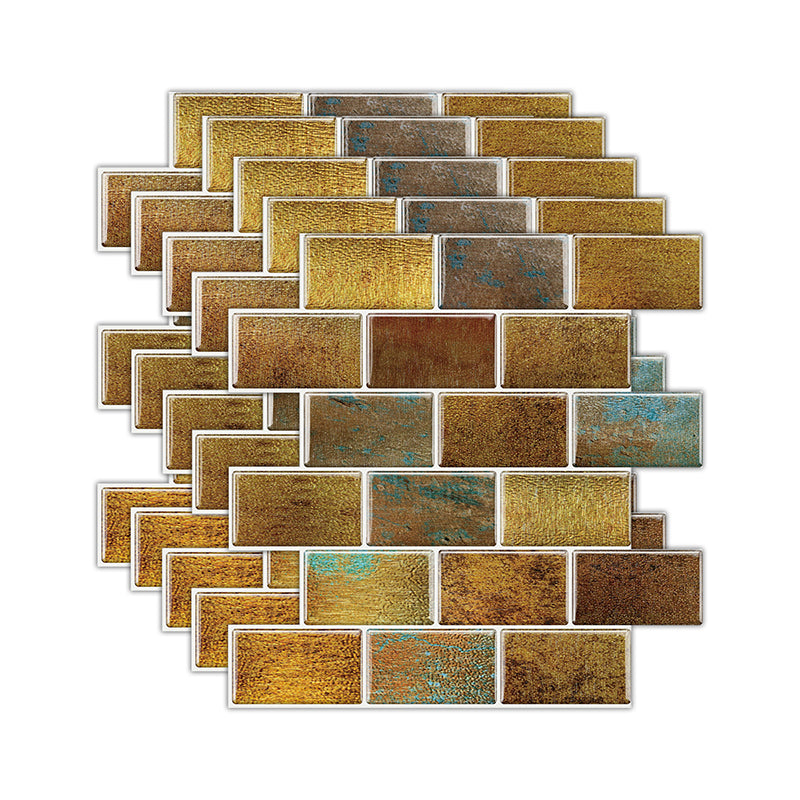 BowLift | Peel and Stick Tiles Subway Rectangle Waterproof PVC Tile-Peel & Stick for the Kitchen 10-Pack