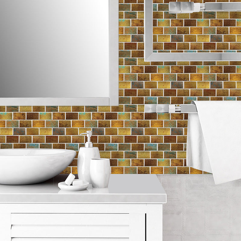 BowLift | Peel and Stick Tiles Subway Rectangle Waterproof PVC Tile-Peel & Stick for the Kitchen 10-Pack