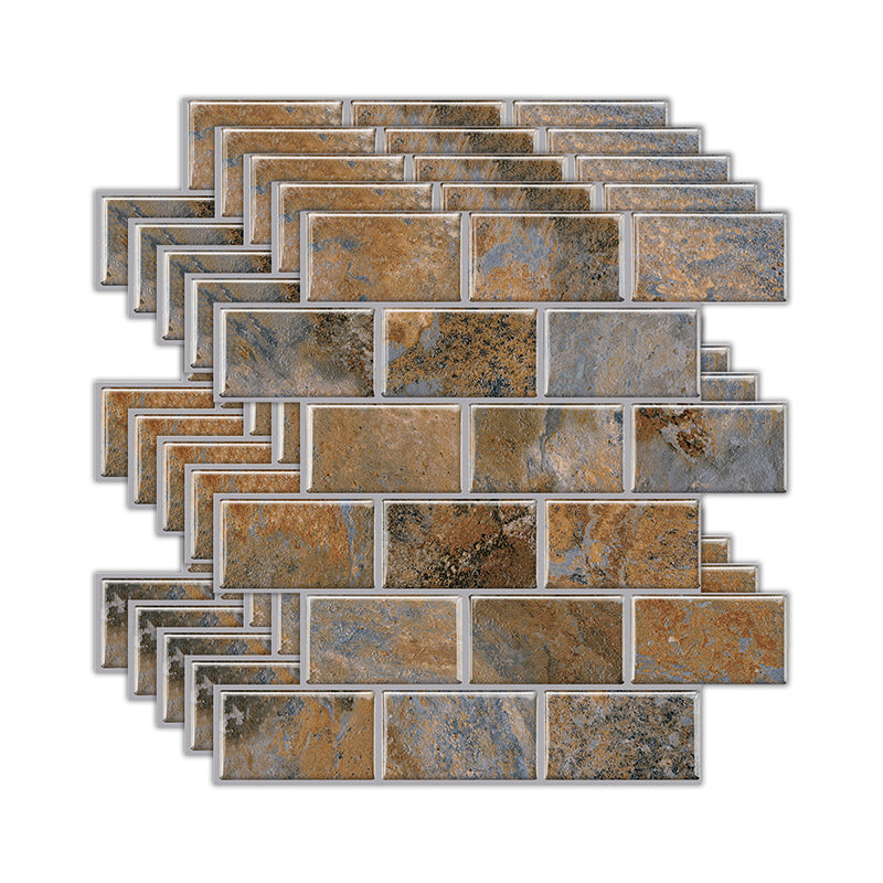 BowLift | Peel and Stick Tiles Subway Rectangle Waterproof PVC Tile-Peel & Stick for the Kitchen 10-Pack