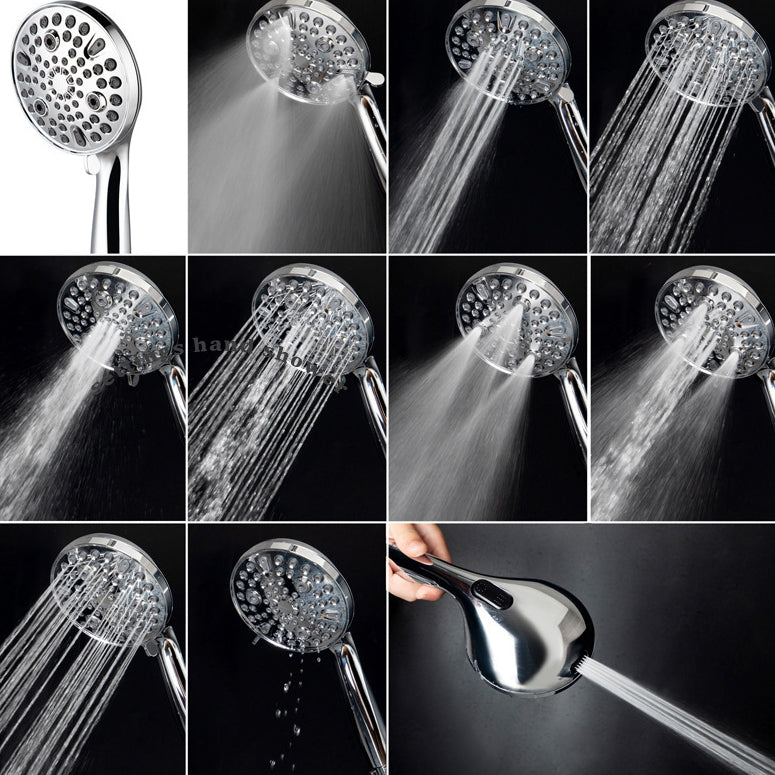 BowLift | Round Handheld Showerhead Plastic Water Efficient Showerhead