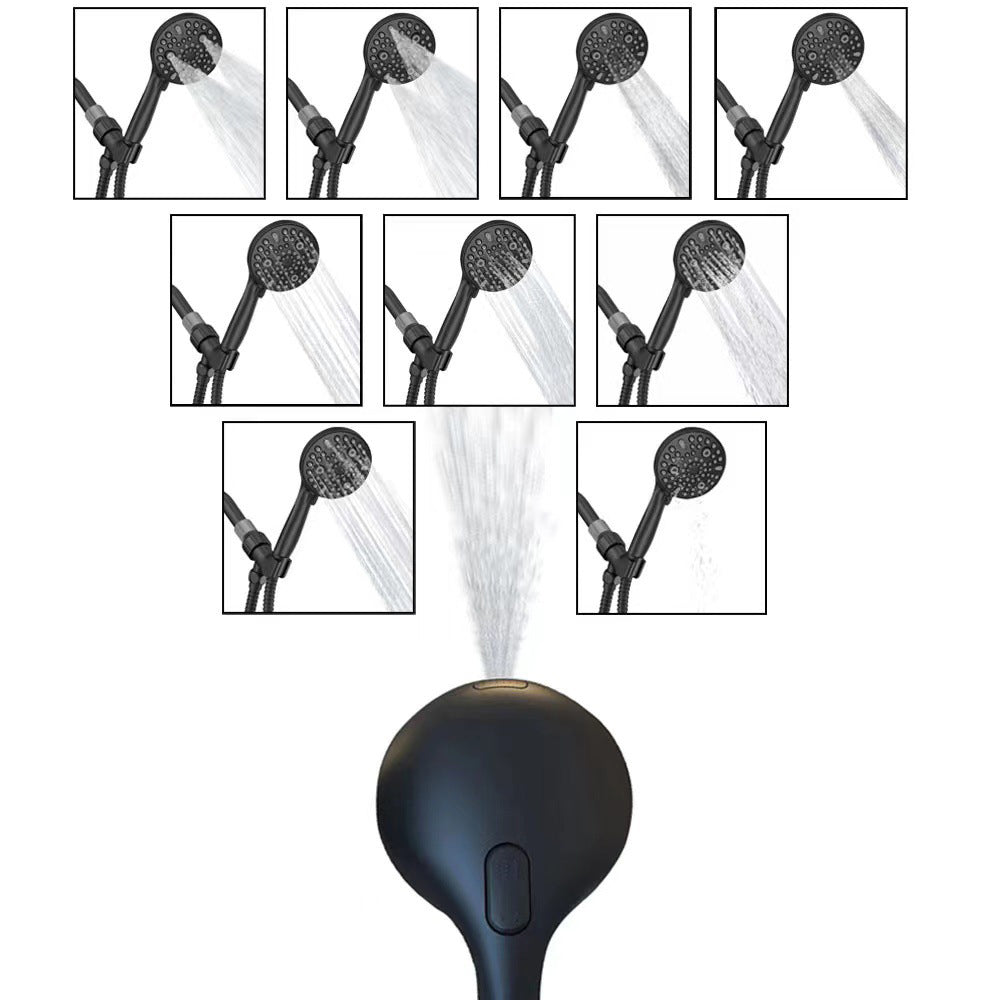 BowLift | Round Handheld Showerhead Plastic Water Efficient Showerhead