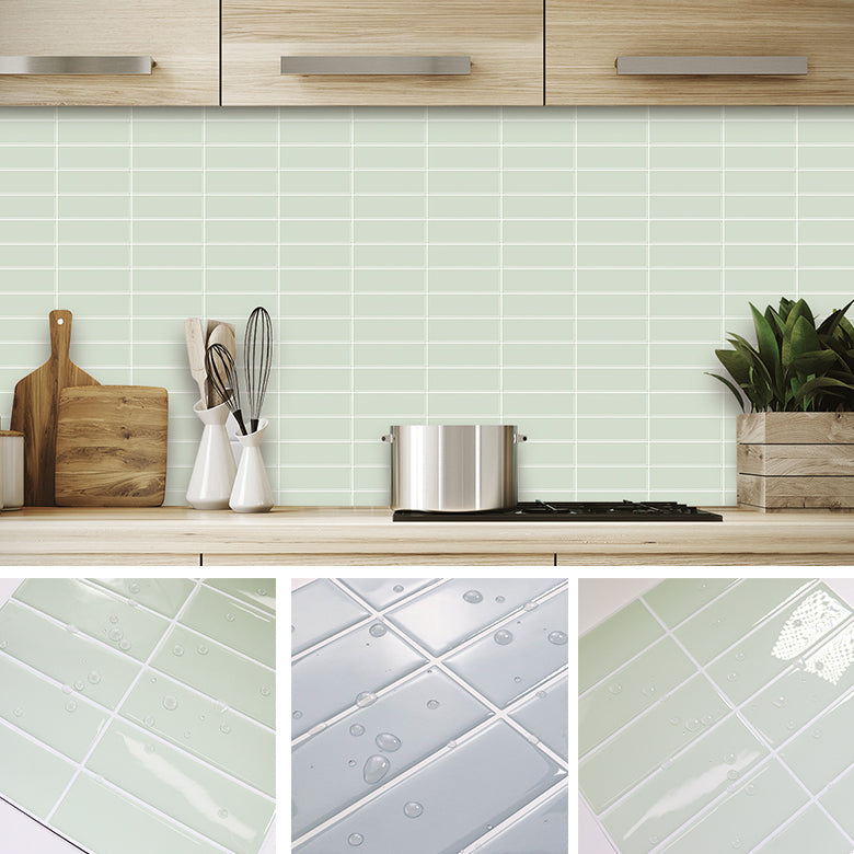 BowLift | Peel and Stick Tiles Waterproof Plastic Rectangular Peel & Stick Tile for the Kitchen 2-Pack