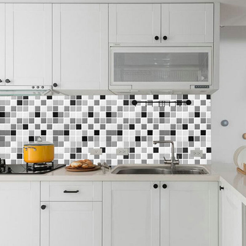 BowLift | Tile Stripping & Gluing Square Mosaic PVC Stain Resistant Stripping and Gluing Plates for Shower 5 Pack
